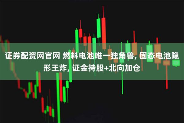证券配资网官网 燃料电池唯一独角兽, 固态电池隐形王炸, 证金持股+北向加仓